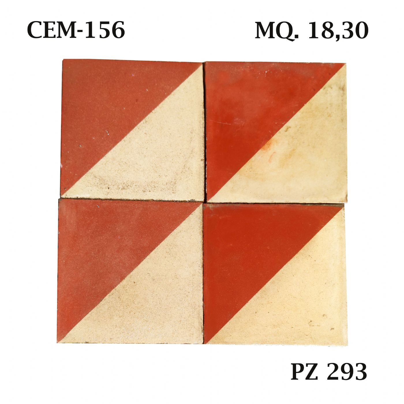Antique cementina tiles 25x25 cm. Early 1900s era.
